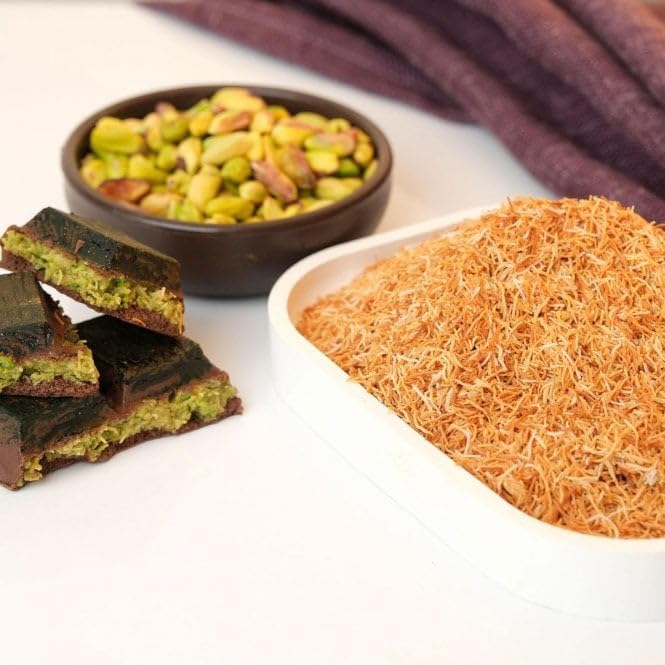 Roasted & Shredded Kataifi Phyllo Dough 11lb (5kg)
