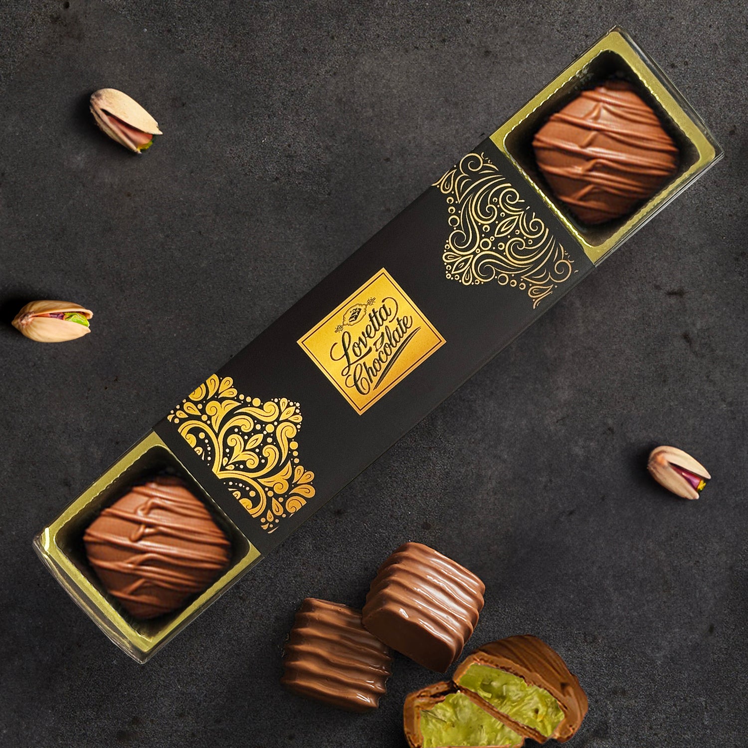 Dubai Chocolate Bites 5 pcs 4.25 oz (120g)