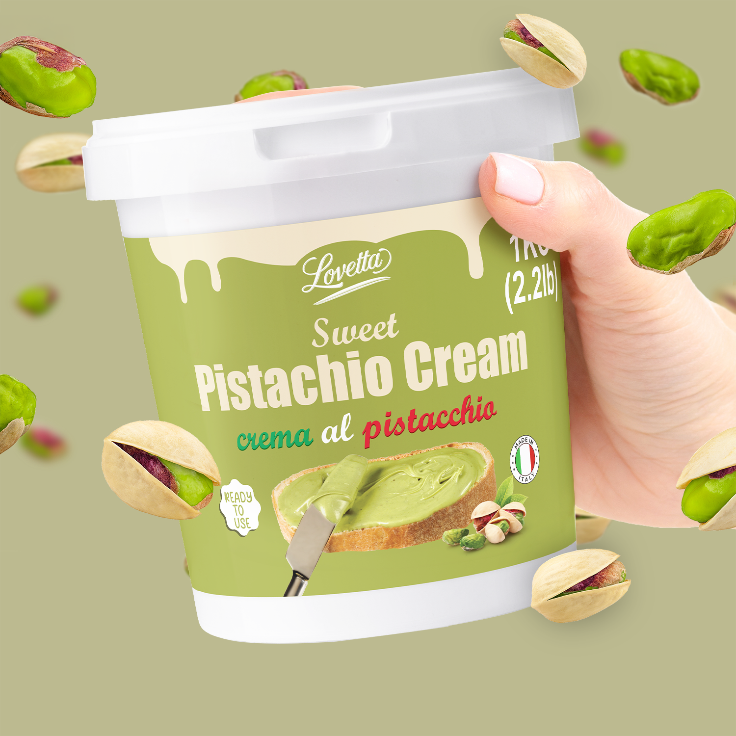 Pistachio Cream 2.2lbs (1kg)