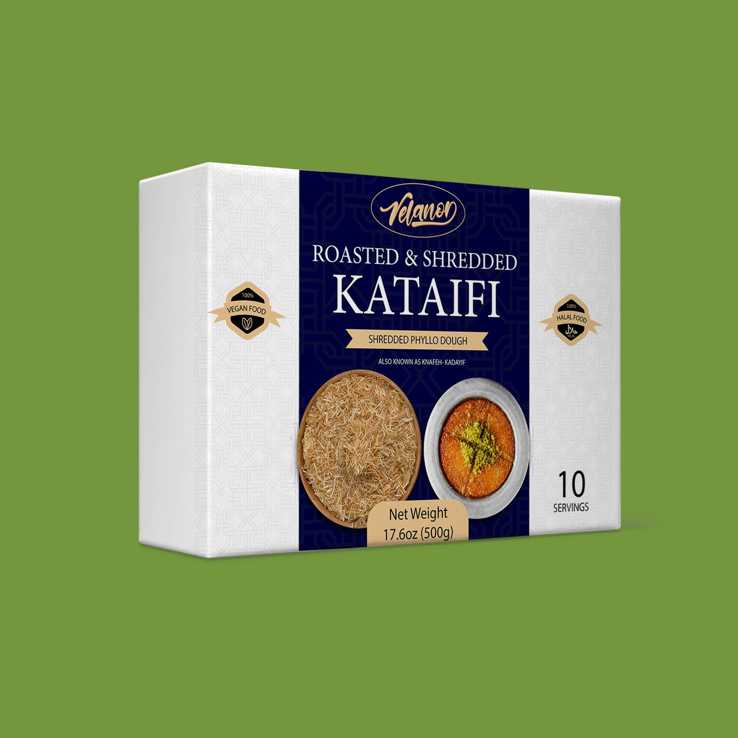 Roasted Kataifi Phyllo Dough 17.6oz (500g)