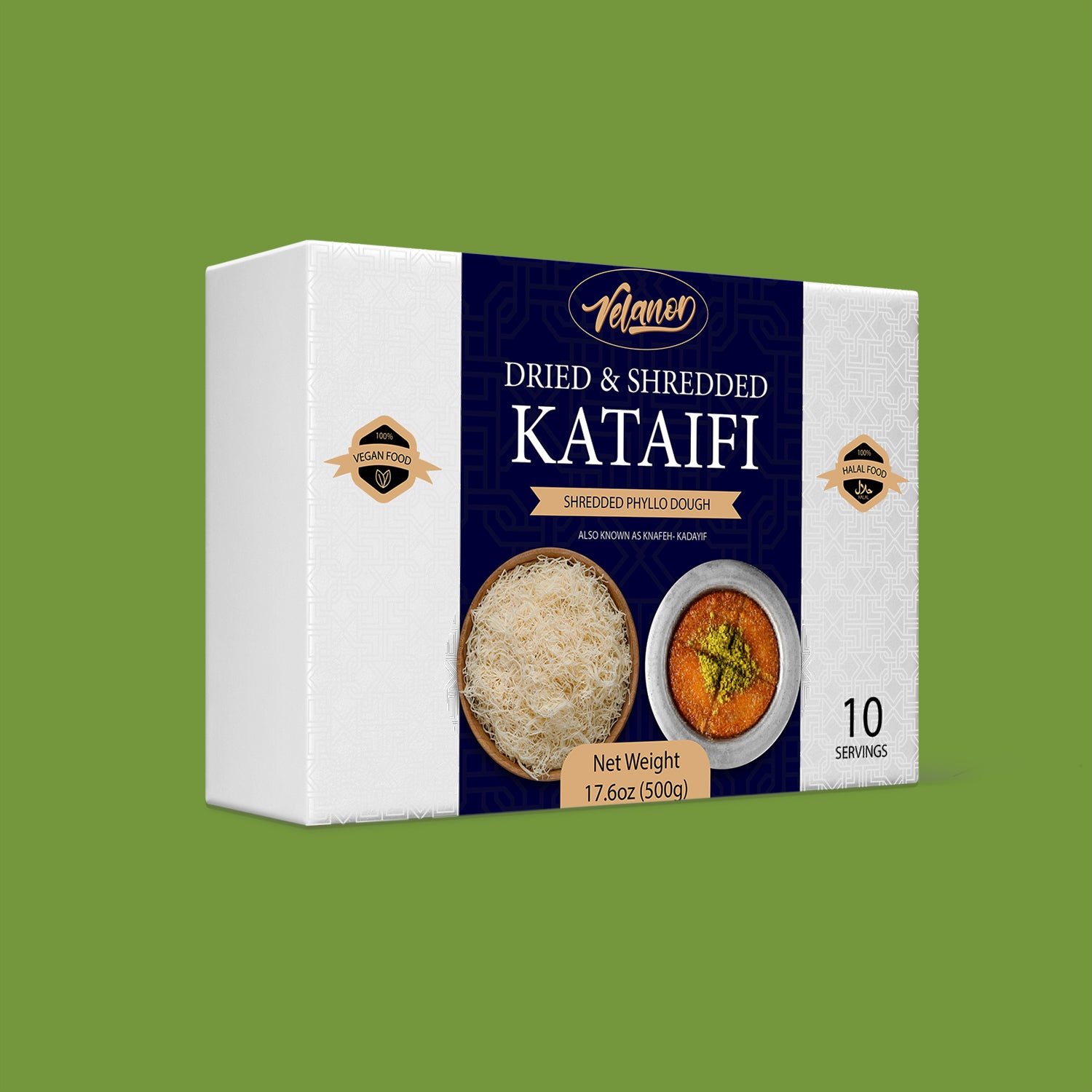 Dried Kataifi Phyllo Dough 17.6oz (500g)