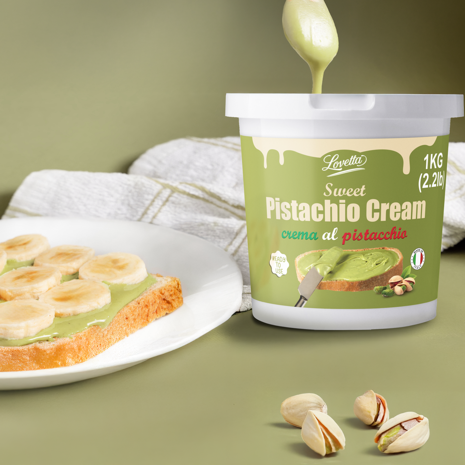 Pistachio Cream 2.2lbs (1kg)